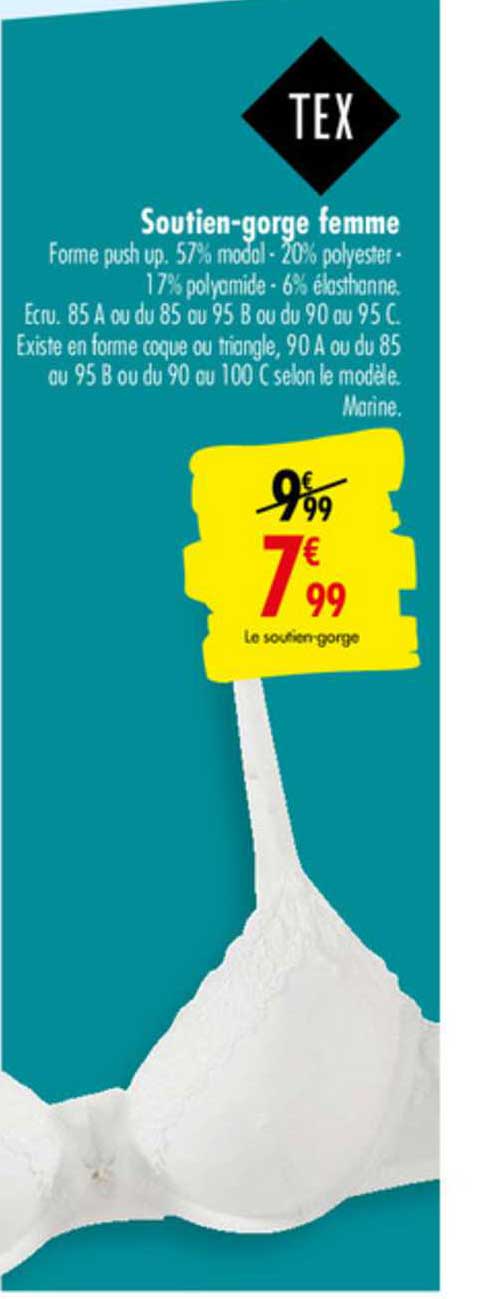 soutien gorge femme tex