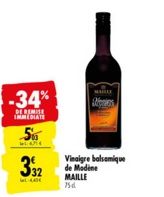 Vinaigre Balsamique De Modène Maille -34% De Remise Immédiate