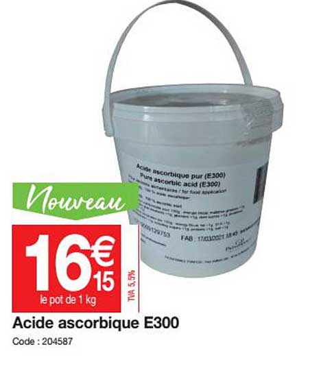 acide ascorbique e300
