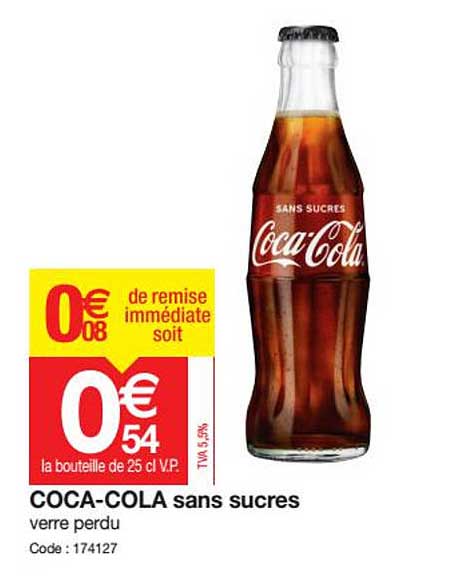 coca-cola sans sucres