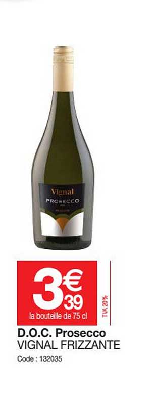 d.o.c. prosecco vignal frizzante