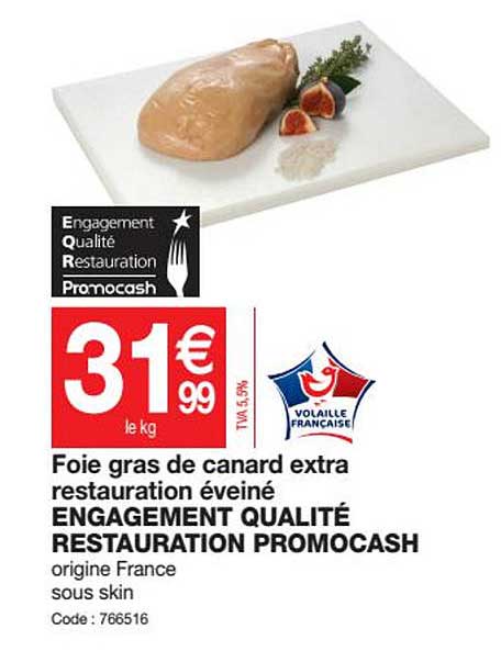 foie gras de canard extra restauration éveiné engagement qualité restauration promocash