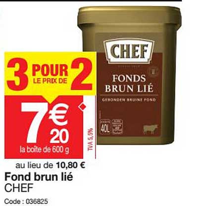 fond brun lié chef