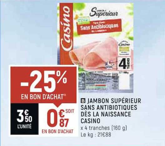 jambon supérieur sans antibiotiques dès la naissance casino