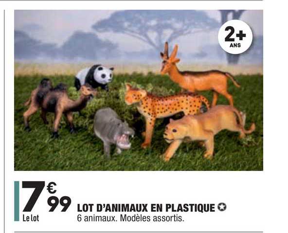 Lot D'animaux En Plastique
