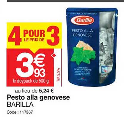 pesto alla genovèse barilla