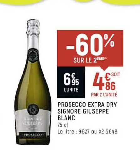 prosecco extra dry signore giuseppe blanc