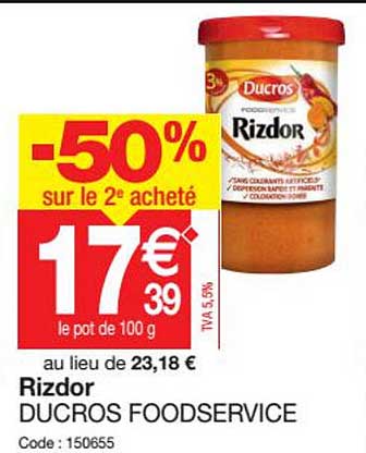 rizdor ducros foodservice
