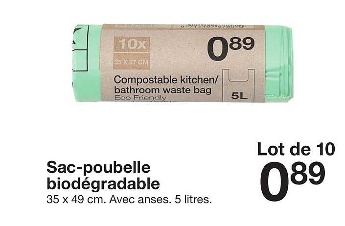 sac-poubelle biodégradable