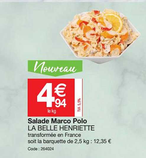 salade marco polo la belle henriette