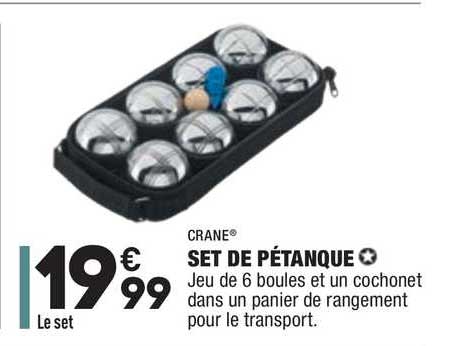set de pétanque crane