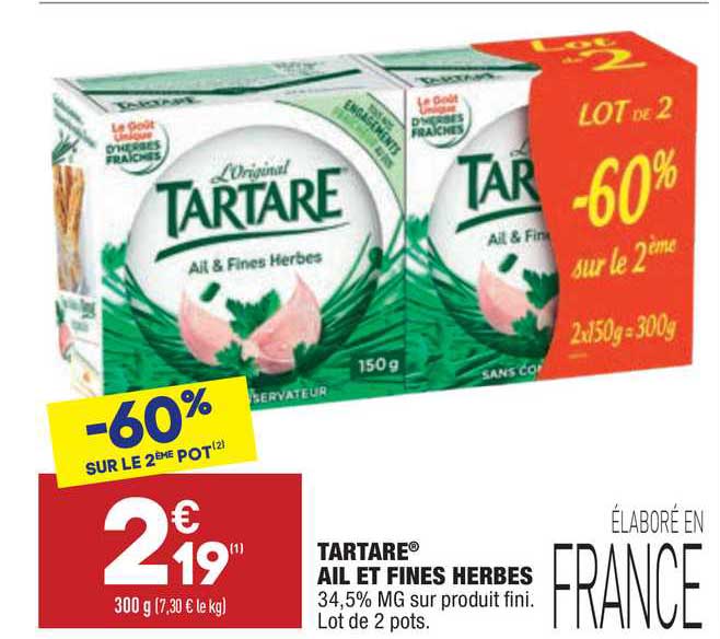 Tartare Ail Et Fines Herbes