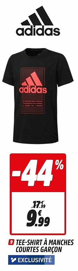tee-shirt à manches courtes garçon - adidas