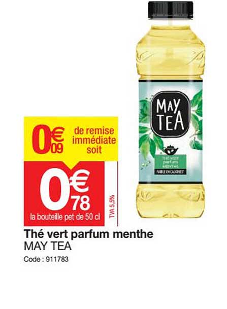 thé vert parfum menthe may tea