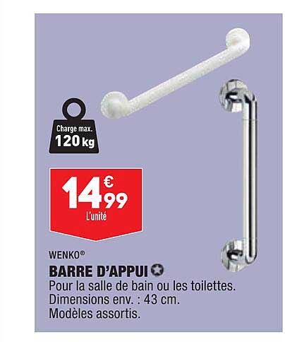 barre d'appui wenko