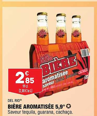 bière aromatisée 5,9° del rio
