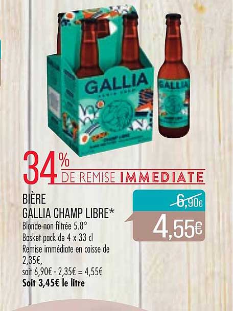 bière gallia champ libre