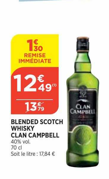 blended scotch whisky clan campbell