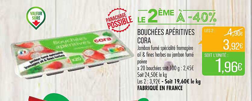 Bouchées Apéritives Cora