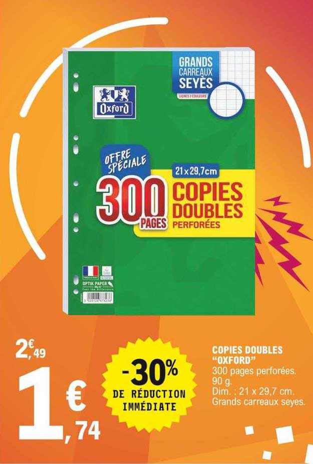 Copies Double "oxford"