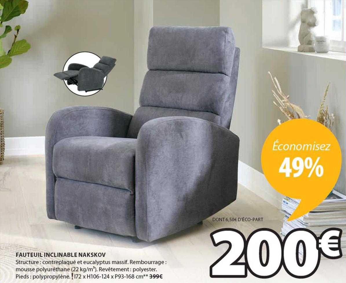 fauteil inclinable nakskov