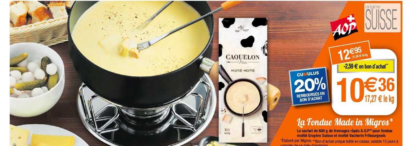 fromages râpés aop pour fondue moitié gruyère suisse et moitié vacherin fribourgeois