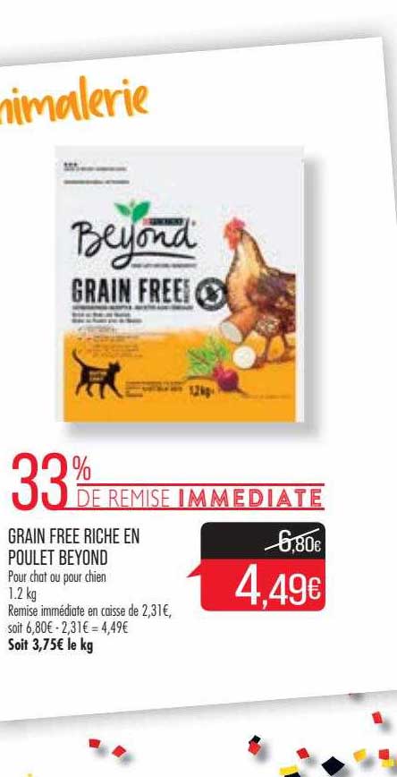 grain free riche en poulet beyond