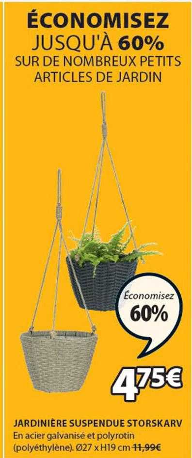 jardinière suspendue storskarv