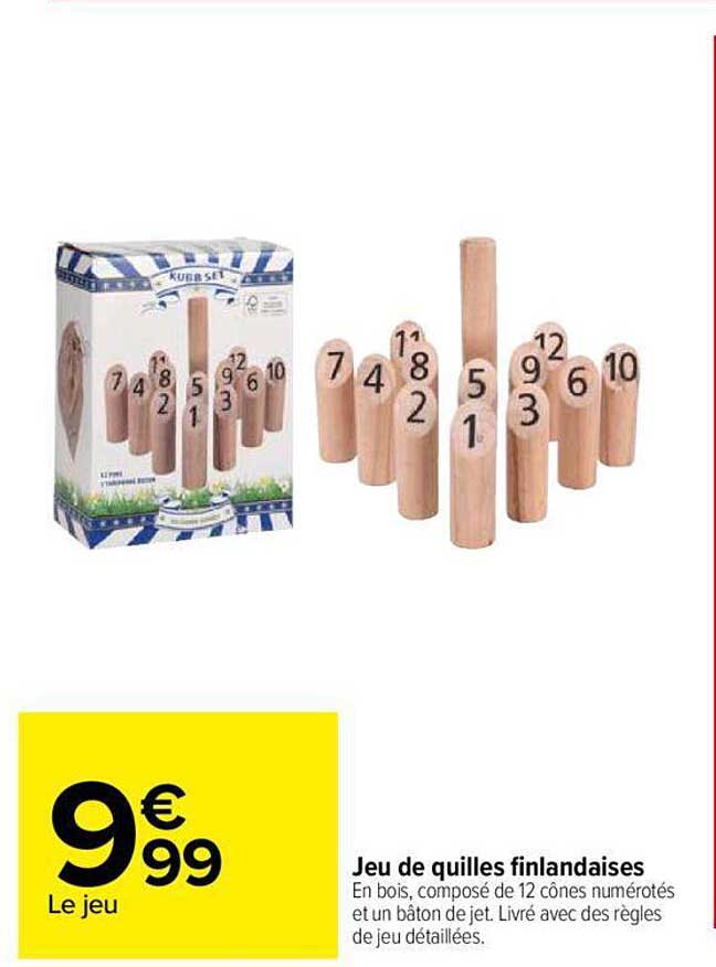 jeu de quilles finlandaises