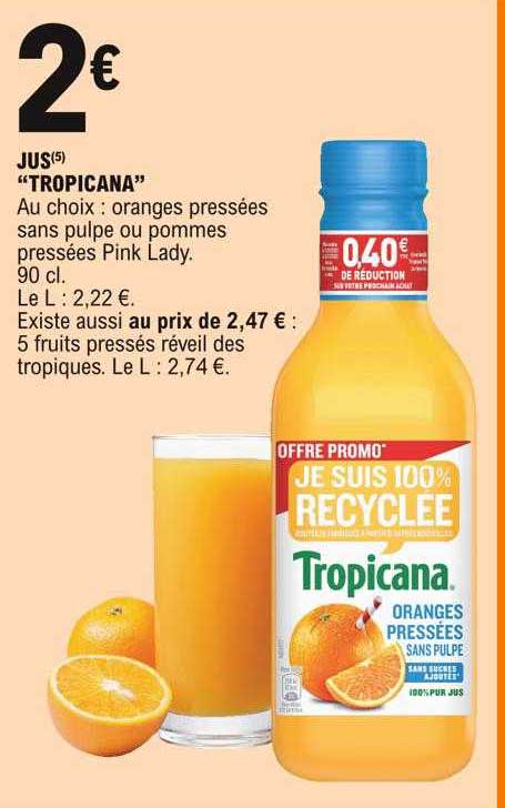 Jus "tropicana"