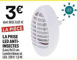 la prise led anti-insectes