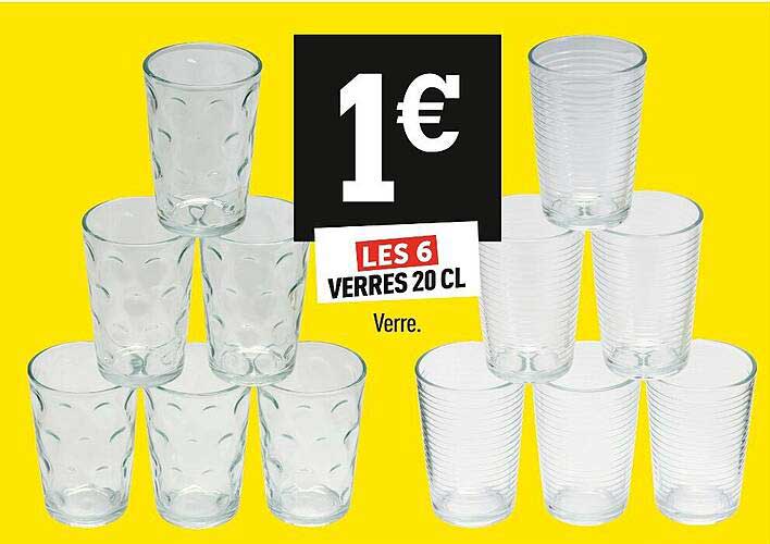 Les 6 Verres 20 Cl
