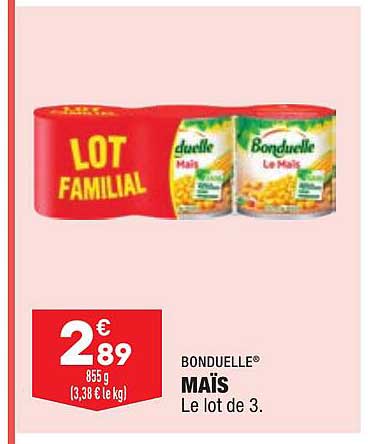 Maïs Bonduelle