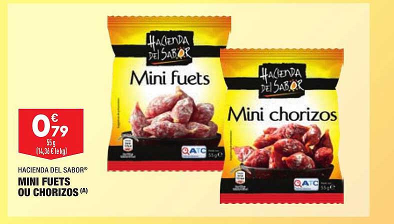 mini fuets ou chorizos hacienda del sabor