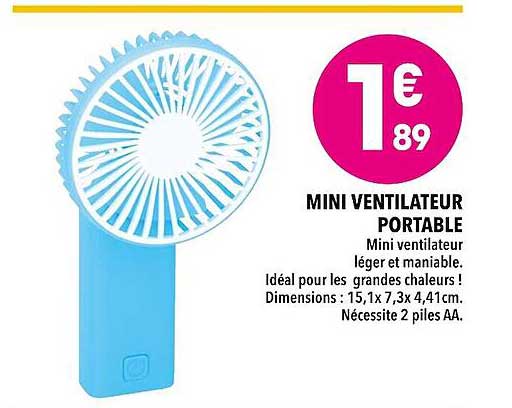 Mini Ventilateur Portable