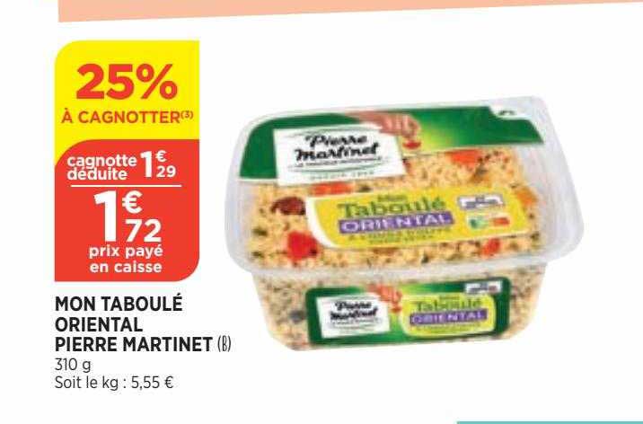 mon taboulé oriental pierre martinet