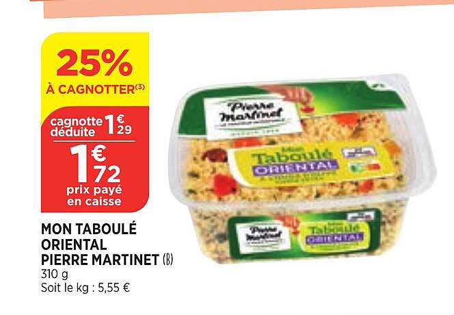 Mon Taboulé Oriental Pierre Martinet