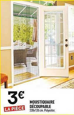 moustiquaire découpable