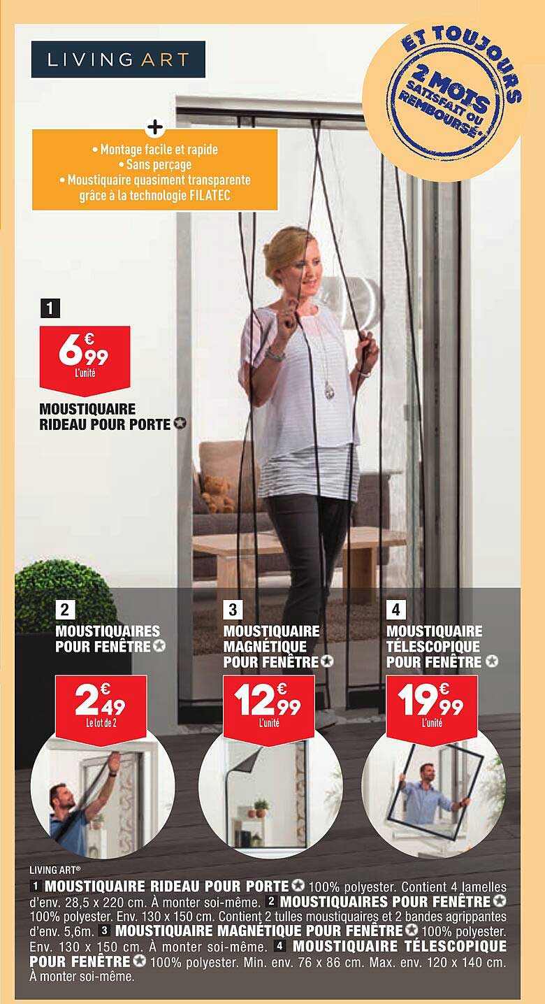 Moustiquaire Rideau Pour Porte, Moustiquaires Pour Fenêtre, Moustiquaire Magnétique Pour Fenêtre, Moustiquaire Télescopique Pour Fenêtre