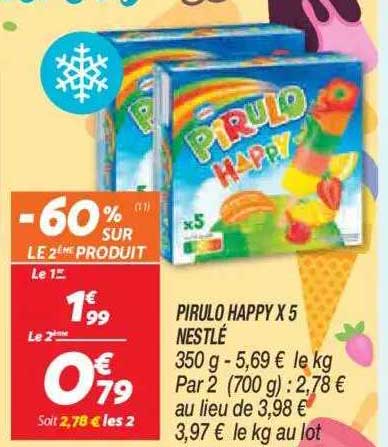 Pirulo Happy X5 Nestlé