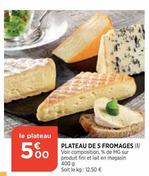 Plateau De 5 Fromages