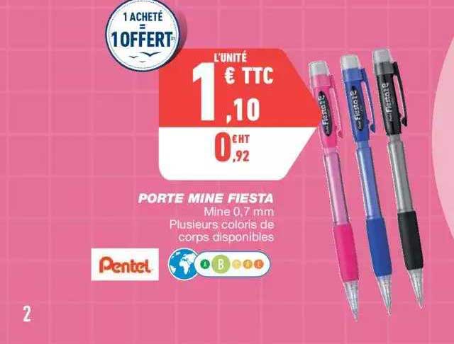 Porte Mine Fiesta Pentel