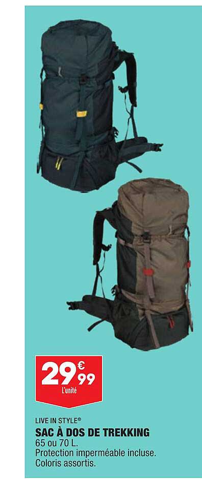sac à dos de trekking live in style