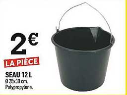 Seau 12 L