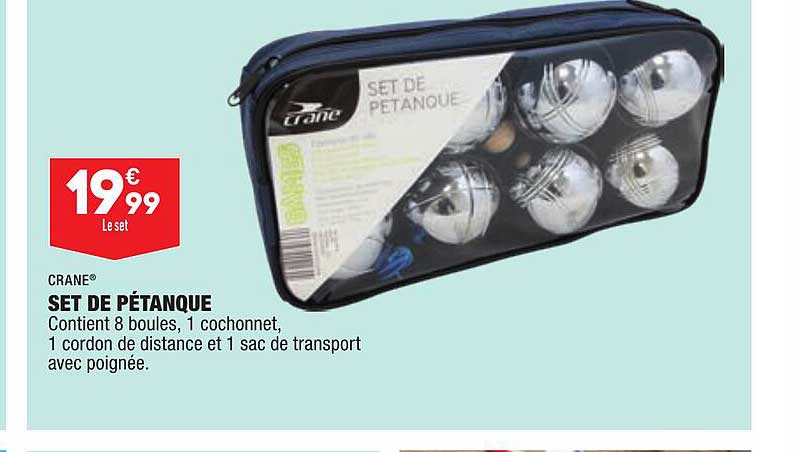 Set De Pétanque Crane