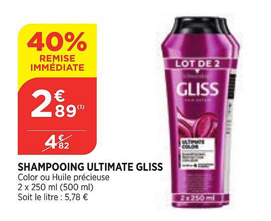 Shampooing Ultimate Gliss