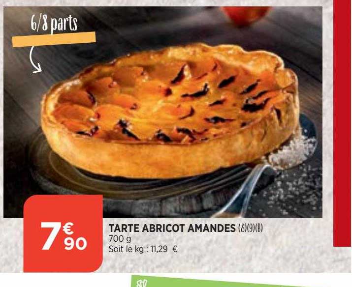 Tarte Abricot Amandes
