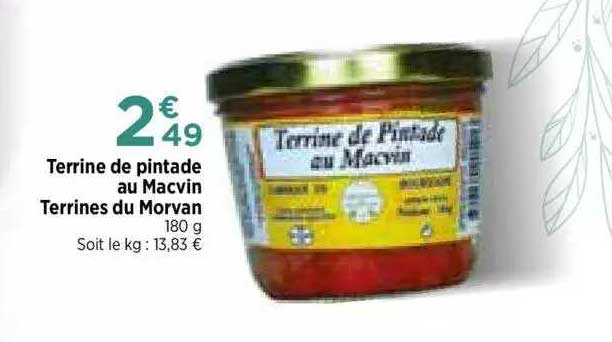 terrine de pintade au macvin terrines du morvan
