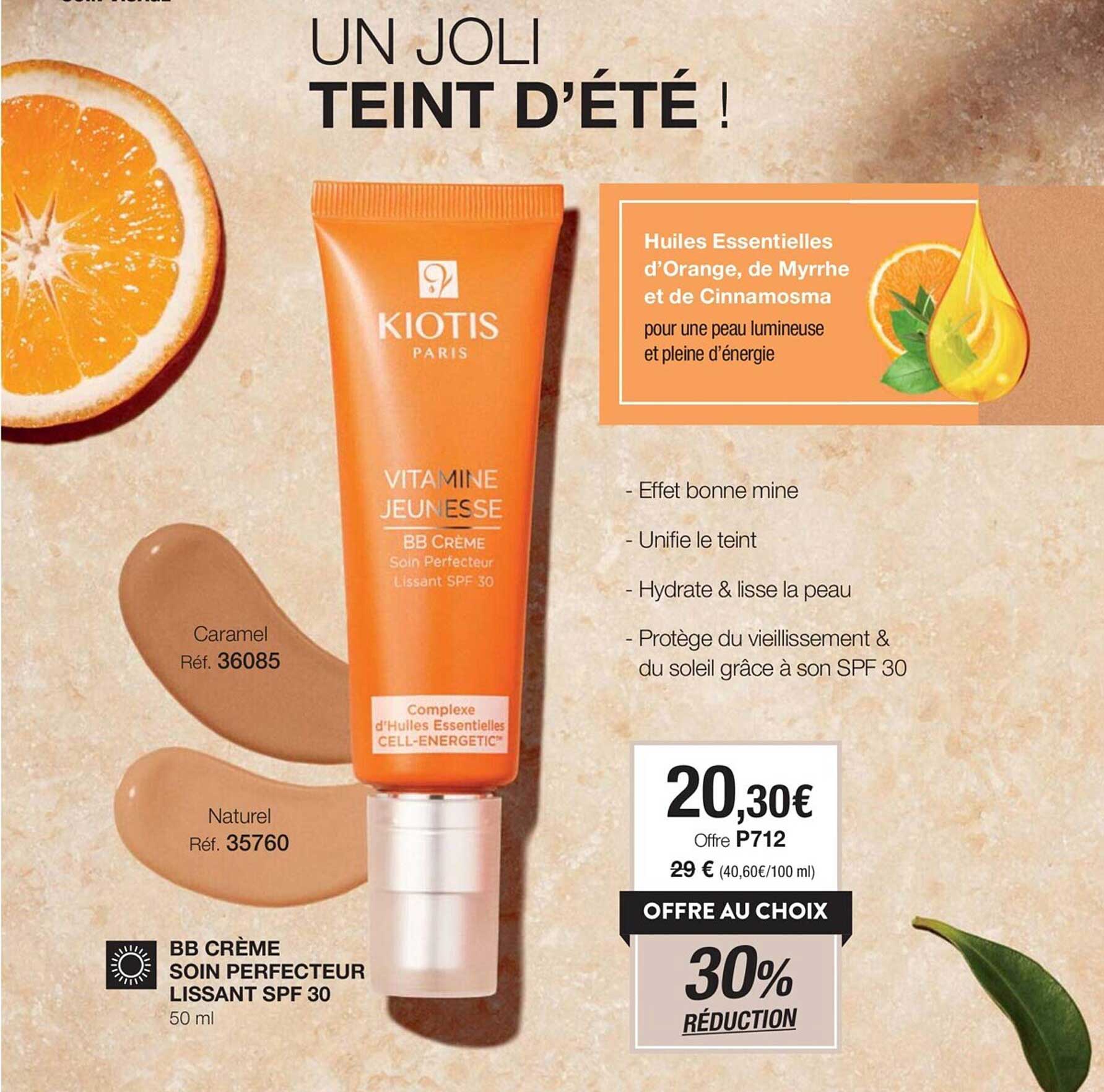 bb crème soin perfecteur lissant spf 30 kiotis paris