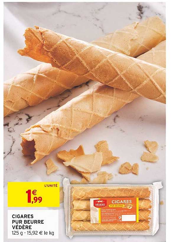 cigares pur beurre védère
